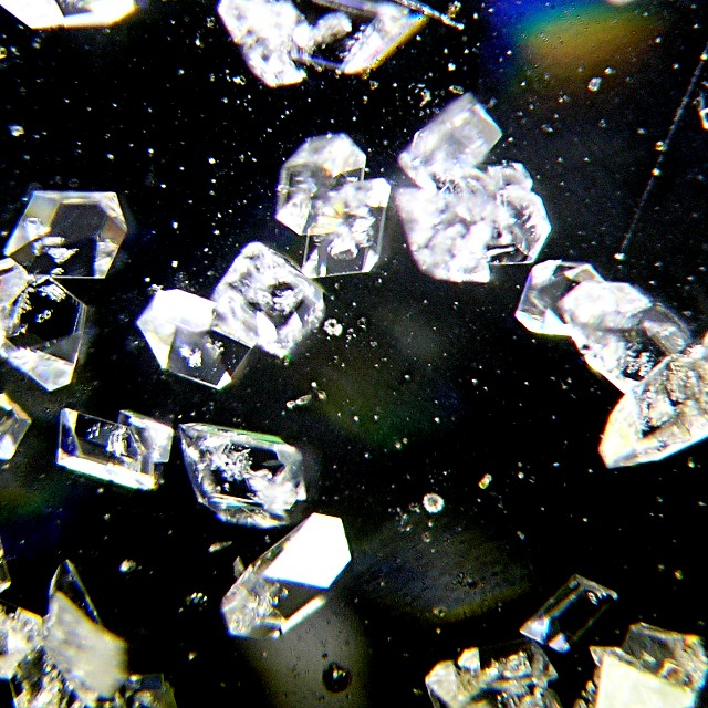 Enlarged view: Organic crystals