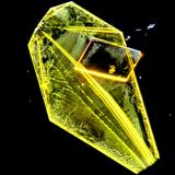 Enlarged view: Organic crystals grown on each other